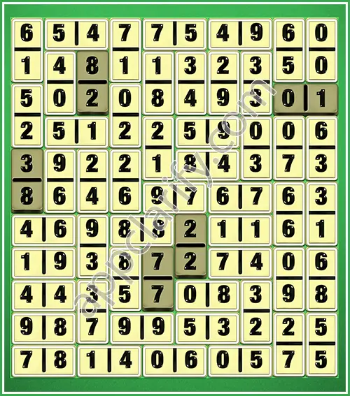 Dominosa King Of Pairs Level 5-90 Solution