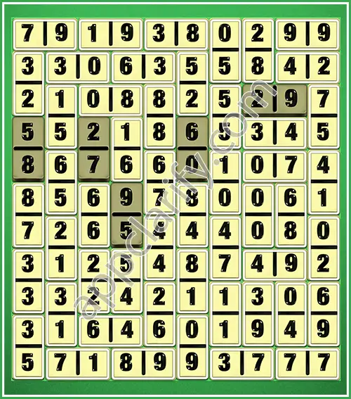 Dominosa King Of Pairs Level 5-91 Solution