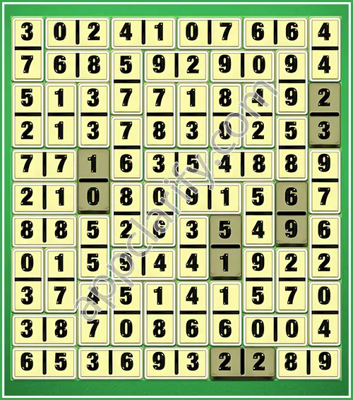 Dominosa King Of Pairs Level 5-96 Solution