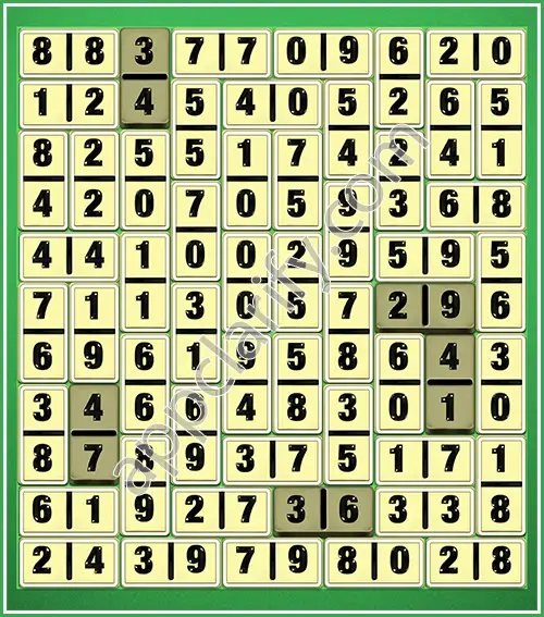 Dominosa King Of Pairs Level 5-98 Solution