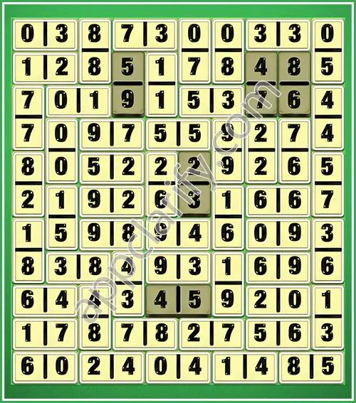 Dominosa King Of Pairs Level 5-99 Solution