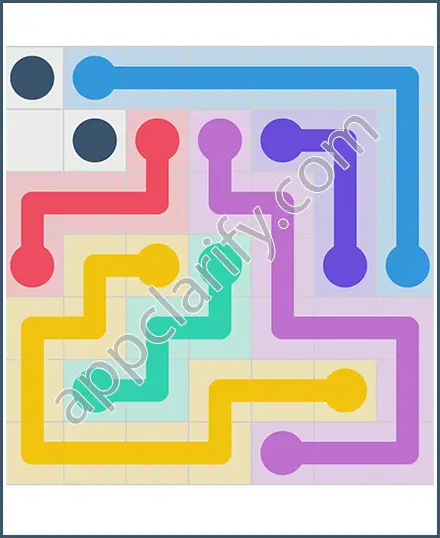 Draw Line: Classic 7x7 Free Level 24 Solution