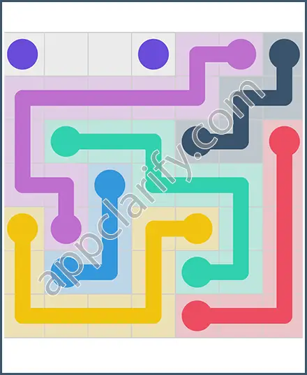 Draw Line: Classic 7x7 Free Level 34 Solution