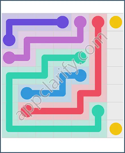Draw Line: Classic 7x7 Free Level 44 Solution