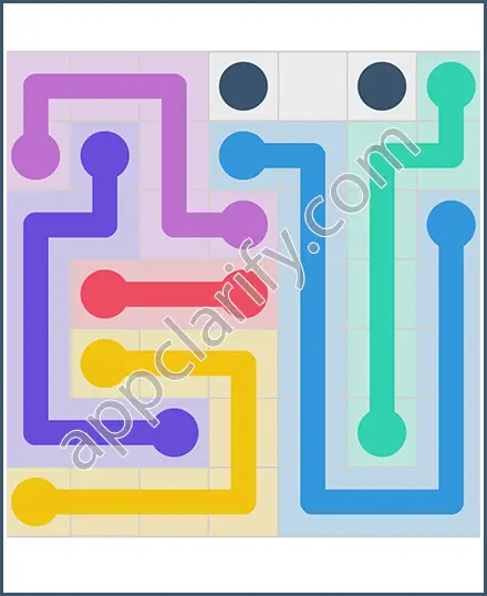 Draw Line: Classic 7x7 Free Level 7 Solution