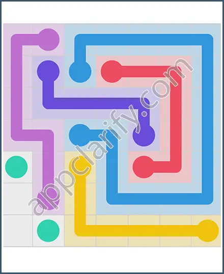Draw Line: Classic 7x7 Free Level 9 Solution
