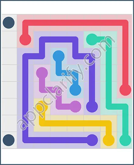 Draw Line: Classic 8x8 Free Level 10 Solution