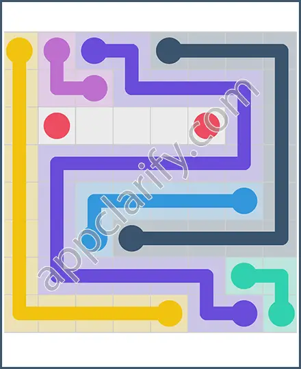 Draw Line: Classic 8x8 Free Level 100 Solution