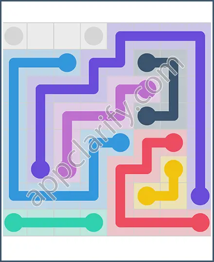 Draw Line: Classic 8x8 Free Level 105 Solution