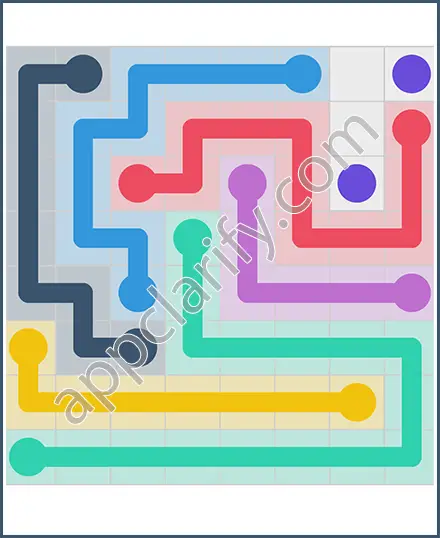 Draw Line: Classic 8x8 Free Level 107 Solution