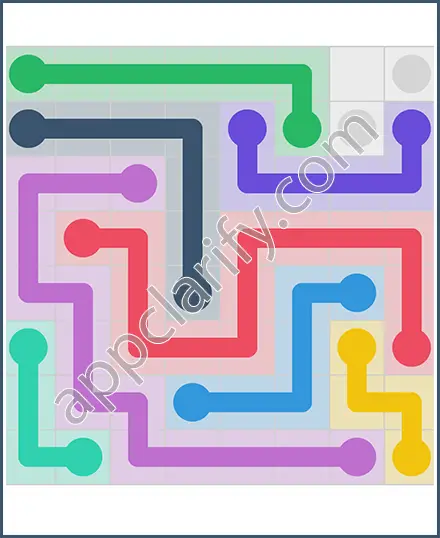 Draw Line: Classic 8x8 Free Level 110 Solution