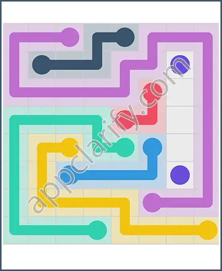 Draw Line: Classic 8x8 Free Level 12 Solution