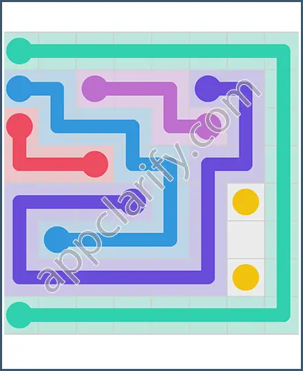 Draw Line: Classic 8x8 Free Level 120 Solution
