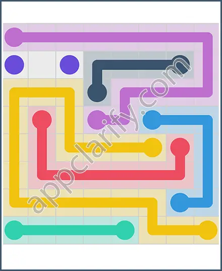 Draw Line: Classic 8x8 Free Level 124 Solution