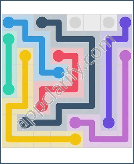 Draw Line: Classic 8x8 Free Level 125 Solution