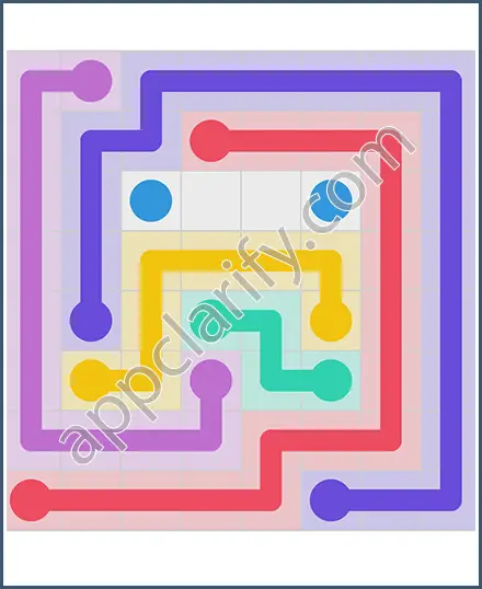 Draw Line: Classic 8x8 Free Level 128 Solution