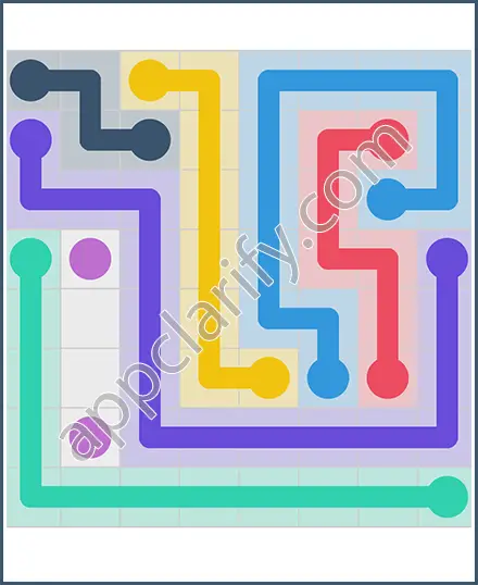 Draw Line: Classic 8x8 Free Level 136 Solution