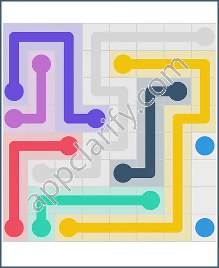 Draw Line: Classic 8x8 Free Level 14 Solution