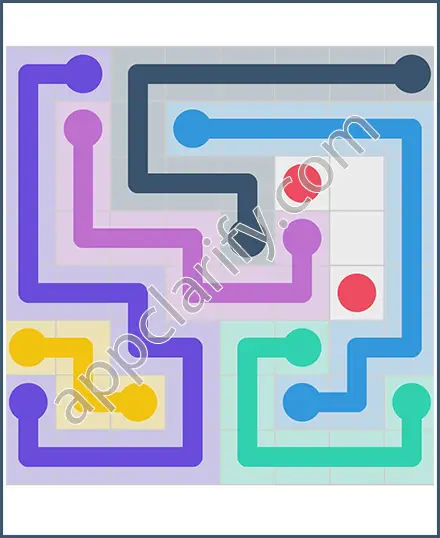 Draw Line: Classic 8x8 Free Level 16 Solution