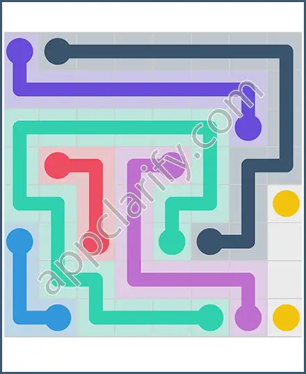 Draw Line: Classic 8x8 Free Level 17 Solution