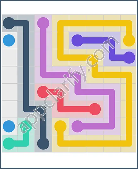 Draw Line: Classic 8x8 Free Level 18 Solution