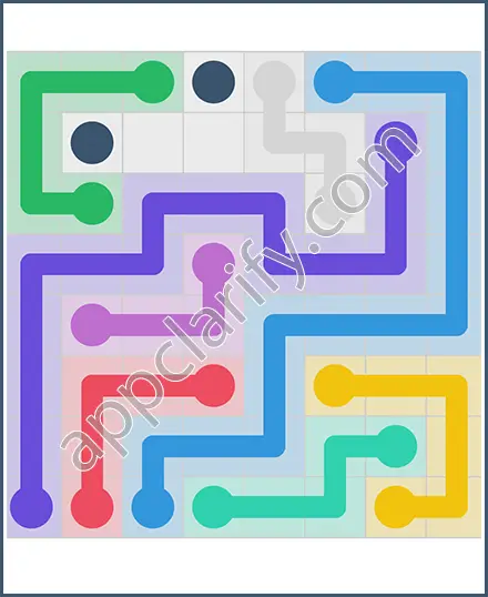 Draw Line: Classic 8x8 Free Level 23 Solution