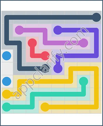 Draw Line: Classic 8x8 Free Level 25 Solution