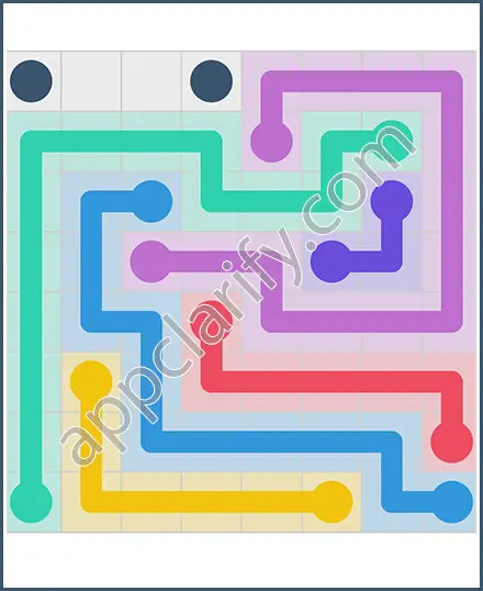 Draw Line: Classic 8x8 Free Level 26 Solution