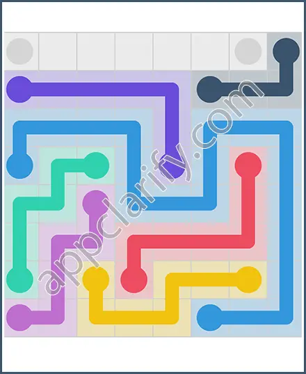 Draw Line: Classic 8x8 Free Level 35 Solution