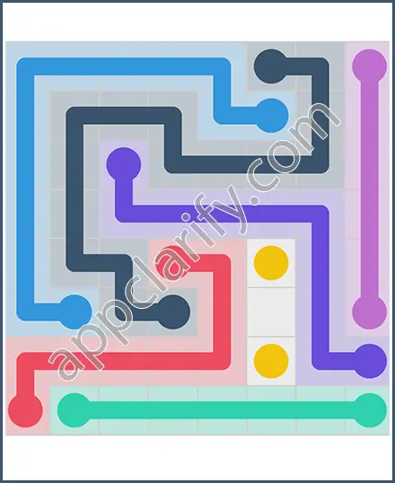 Draw Line: Classic 8x8 Free Level 39 Solution