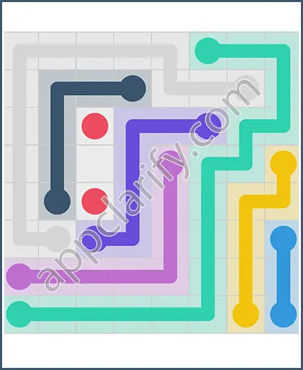 Draw Line: Classic 8x8 Free Level 4 Solution