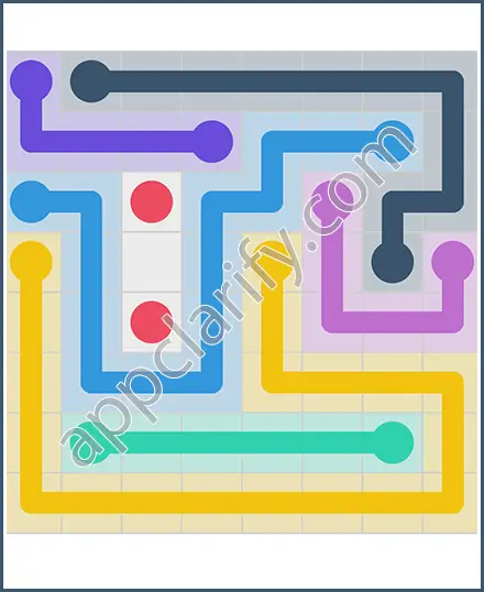 Draw Line: Classic 8x8 Free Level 41 Solution