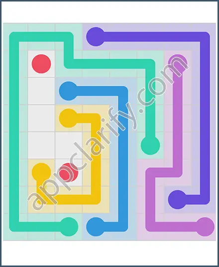 Draw Line: Classic 8x8 Free Level 49 Solution