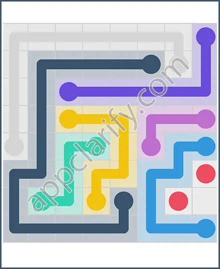 Draw Line: Classic 8x8 Free Level 5 Solution