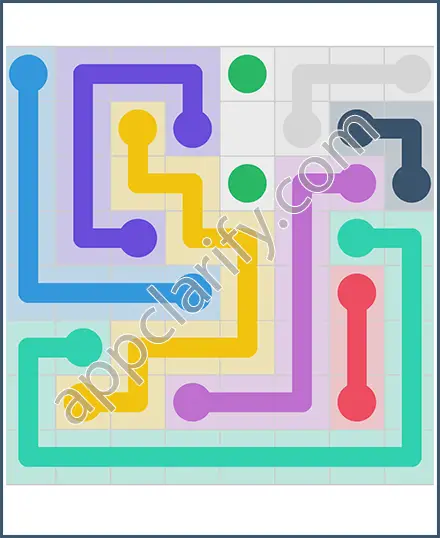 Draw Line: Classic 8x8 Free Level 50 Solution