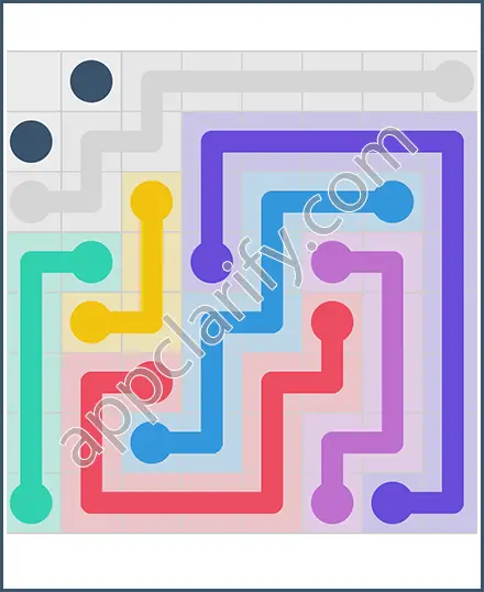 Draw Line: Classic 8x8 Free Level 54 Solution