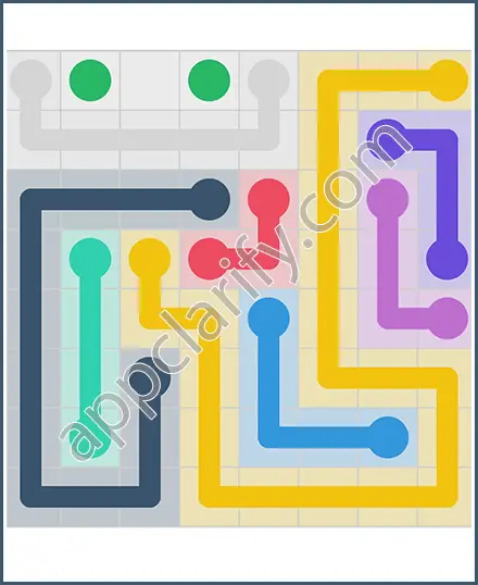 Draw Line: Classic 8x8 Free Level 63 Solution