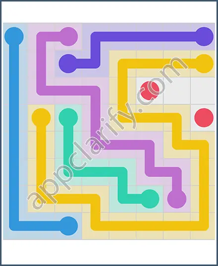 Draw Line: Classic 8x8 Free Level 73 Solution