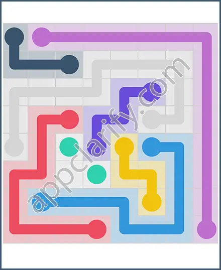 Draw Line: Classic 8x8 Free Level 77 Solution