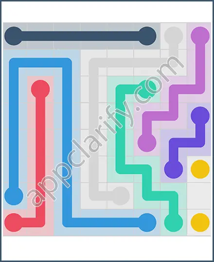 Draw Line: Classic 8x8 Free Level 8 Solution