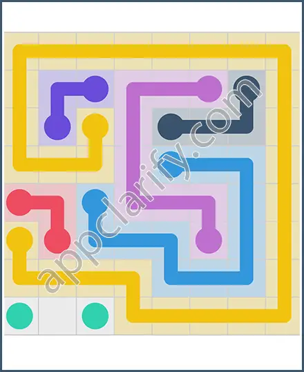 Draw Line: Classic 8x8 Free Level 88 Solution