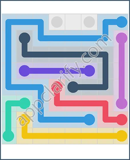 Draw Line: Classic 8x8 Free Level 9 Solution