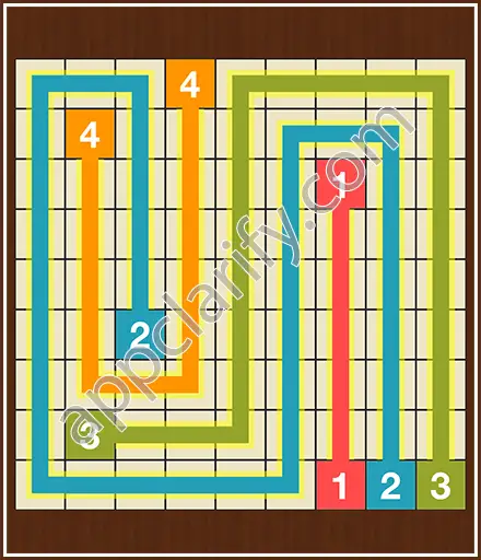 Number Link Puzzling Lines Level 10 Solution