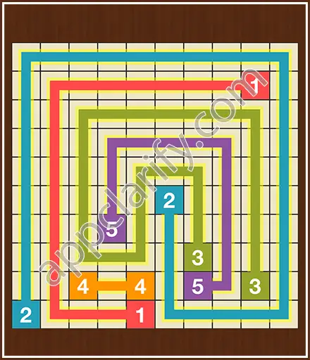 Number Link Puzzling Lines Level 100 Solution