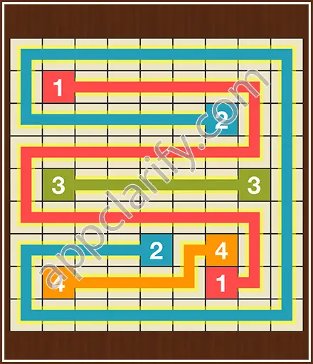 Number Link Puzzling Lines Level 20 Solution