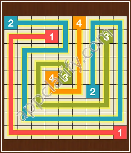 Number Link Puzzling Lines Level 23 Solution