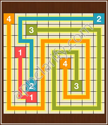 Number Link Puzzling Lines Level 25 Solution