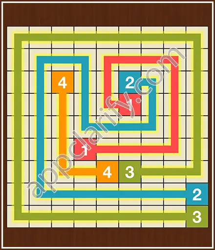 Number Link Puzzling Lines Level 26 Solution