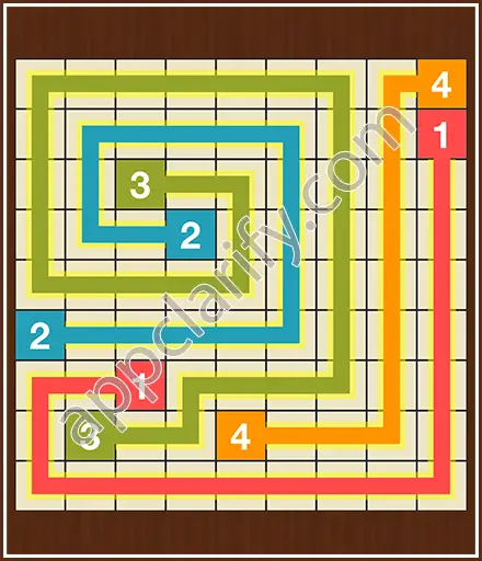 Number Link Puzzling Lines Level 30 Solution