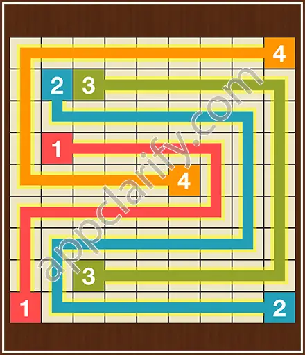 Number Link Puzzling Lines Level 31 Solution